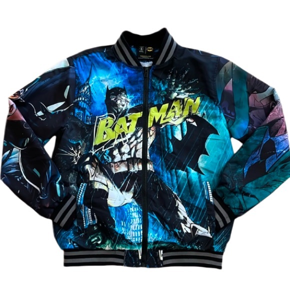 TANGO HOTEL ARKHAM ASYLUM JACKET BATMAN JOKER QUINN DC GOTHAM MENS SMALL - Picture 1 of 12